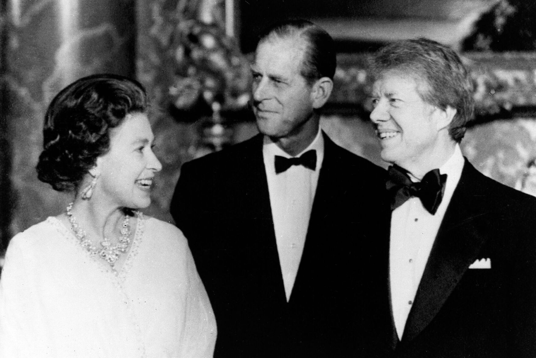 1977: Queen Elizabeth II and President Jimmy Carter